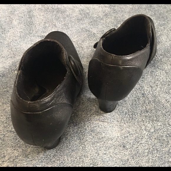 Clarks Bendables booties Black 10 Leather - Picture 4 of 9